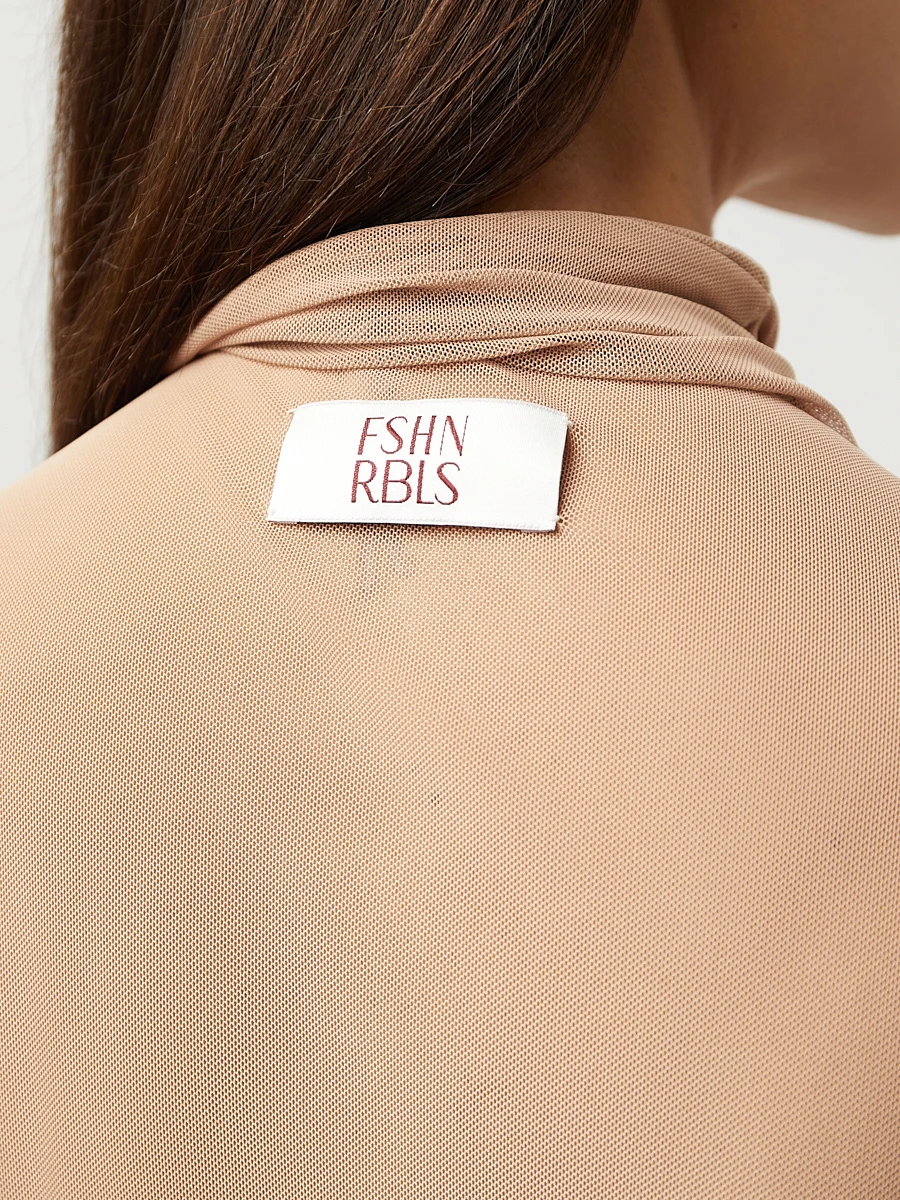 Водолазка однотонная