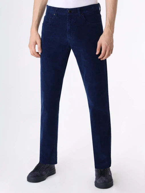 Брюки Slim Fit вельветовые CESARE ATTOLINI