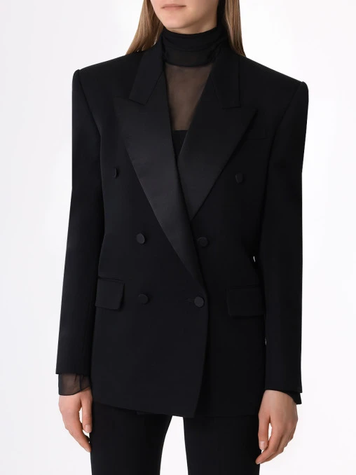 Пиджак шерстяной SAINT LAURENT