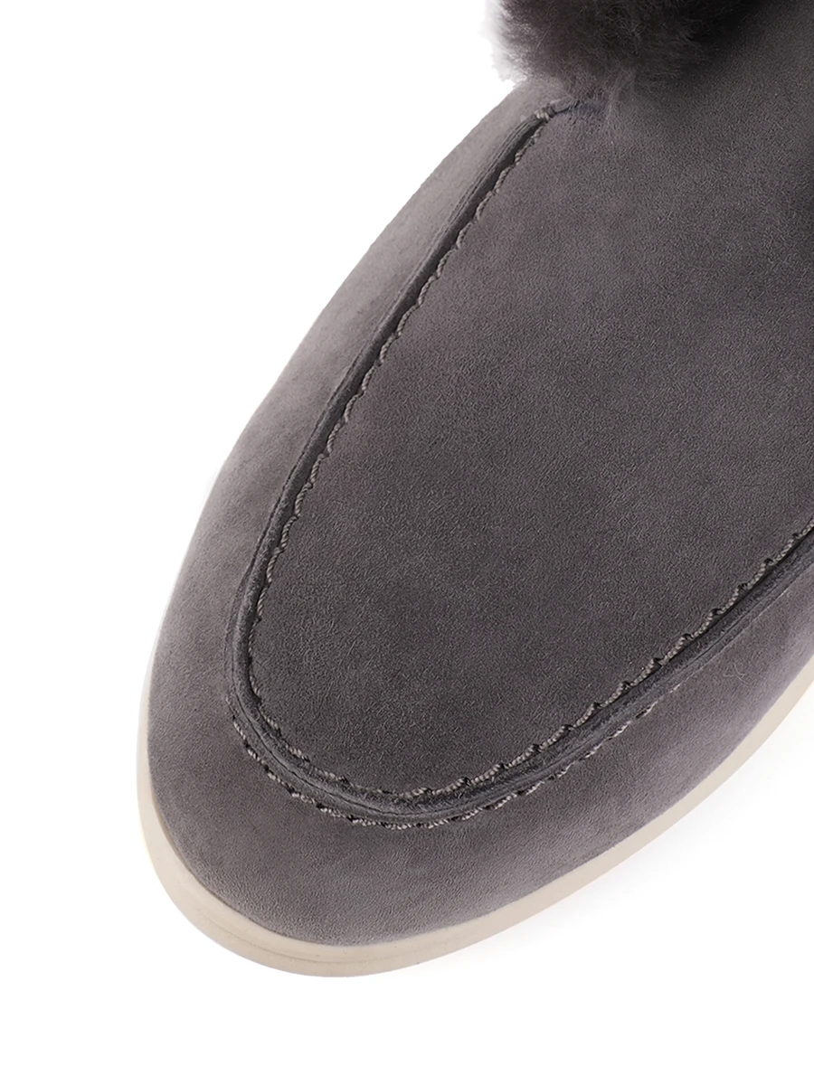 Ботинки Livorno Grey замшевые на меху