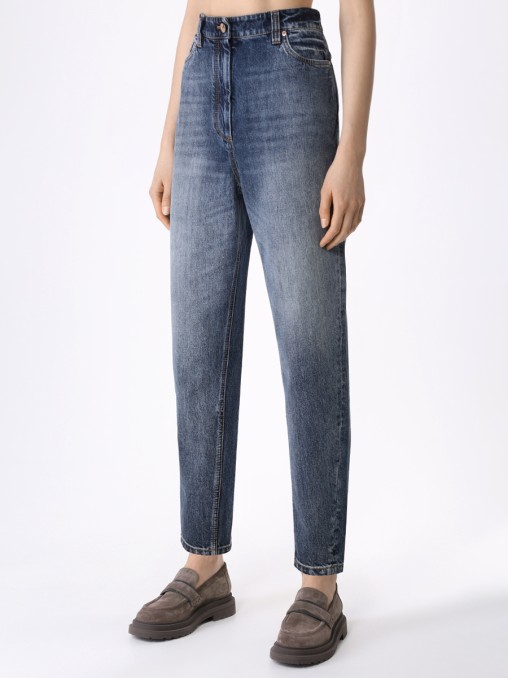 Джинсы хлопковые BRUNELLO CUCINELLI