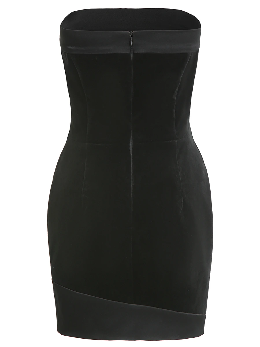 Платье бархатное