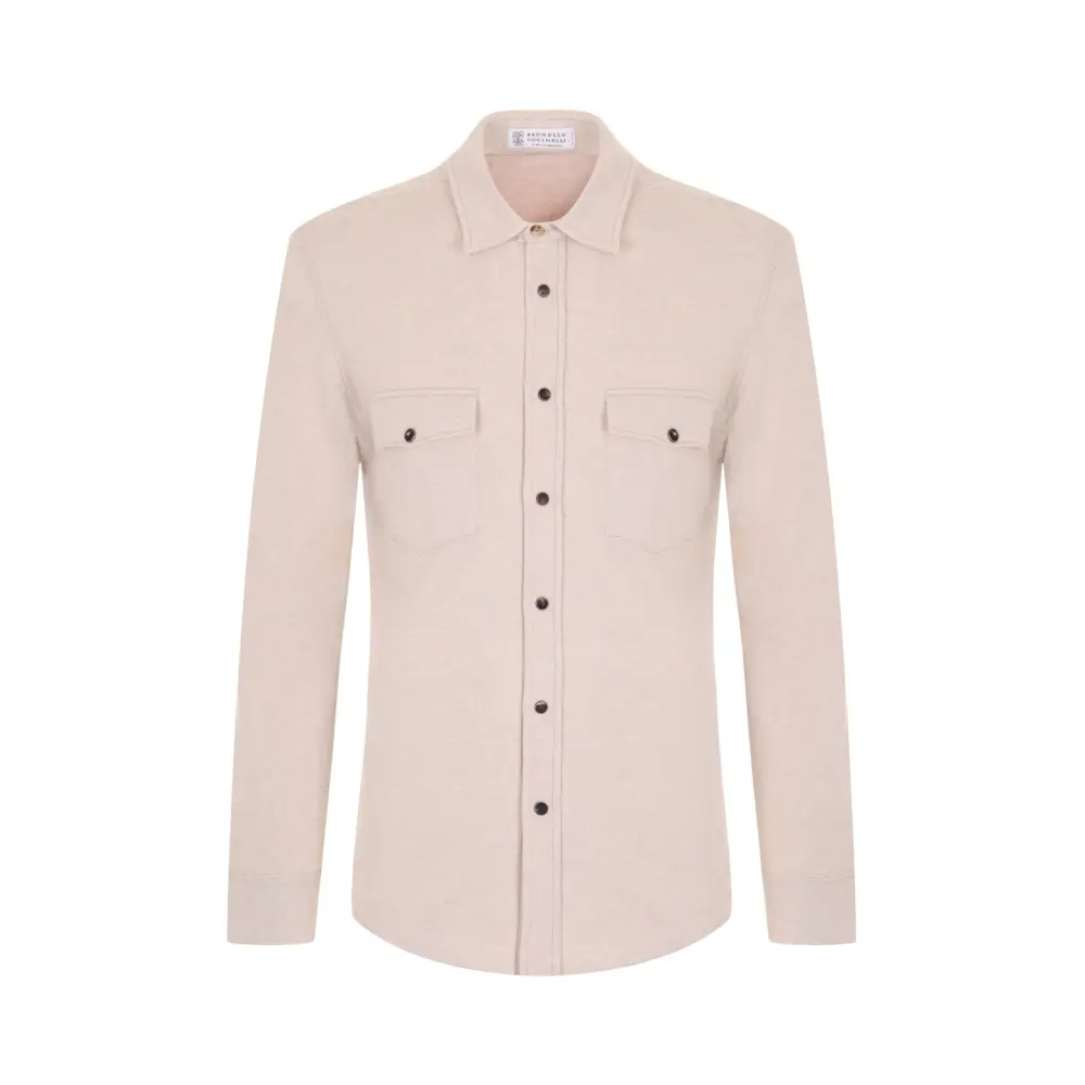 Рубашка Slim Fit шерстяная