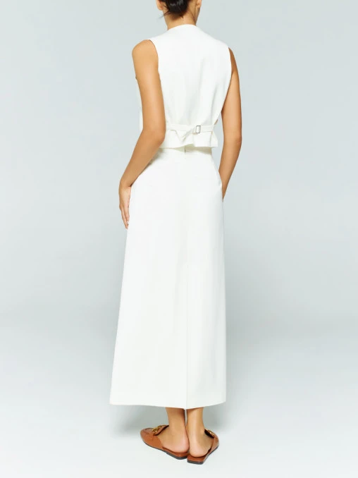 Юбка Wild Rose Long шерстяная WHITE LILY
