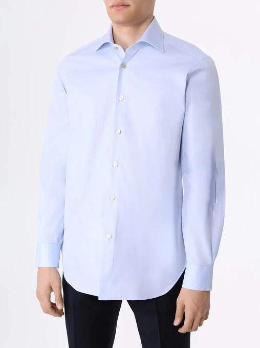 Рубашка Slim Fit хлопковая KITON