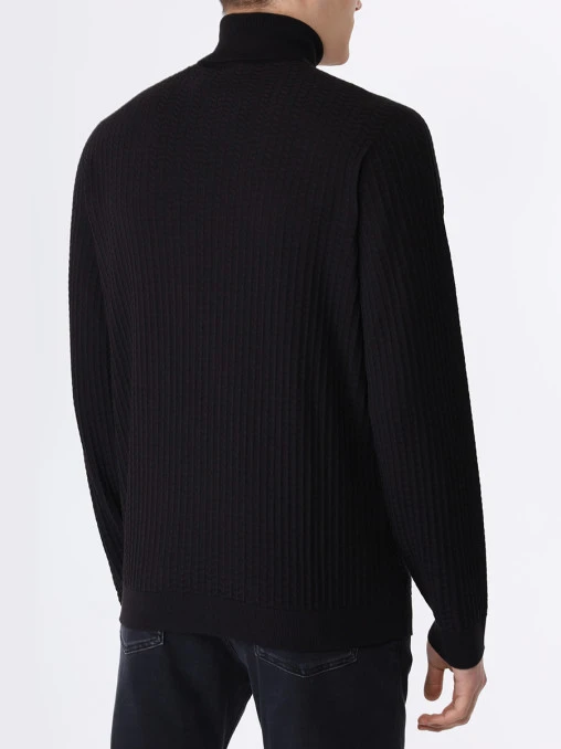 Водолазка из хлопка и кашемира GIORGIO ARMANI