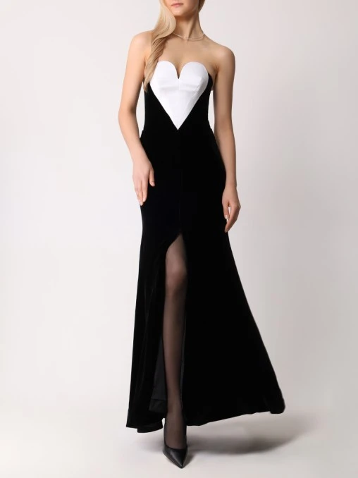 Платье «Сердце» бархатное MUZE