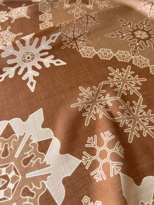Платок из шерсти и шелка Snowflakes GAYANA