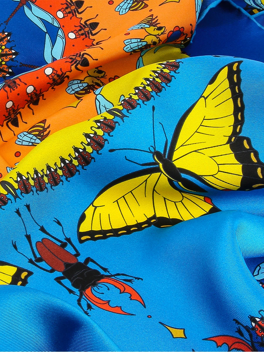 Платок шелковый Butterflies