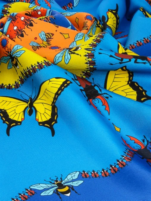 Платок шелковый Butterflies GAYANA
