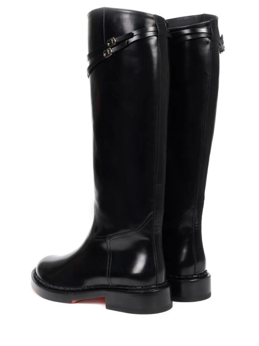 Сапоги кожаные SANTONI