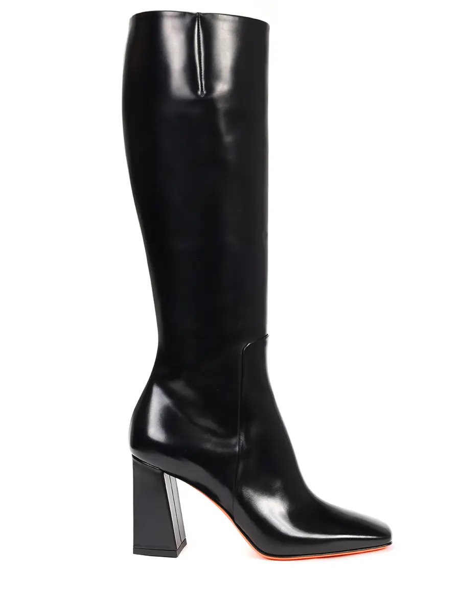 Сапоги кожаные