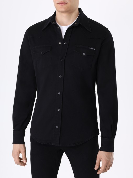 Рубашка Slim Fit джинсовая DOLCE & GABBANA