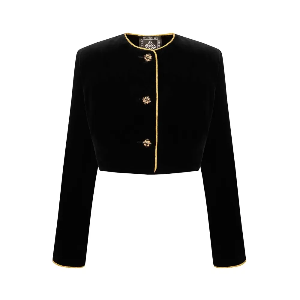 Жакет бархатный Teatro