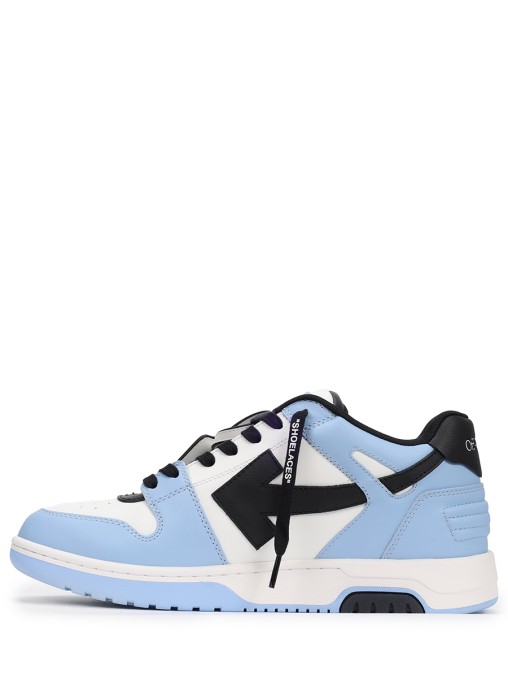 Кеды кожаные Out of Office OFF-WHITE