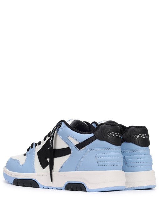 Кеды кожаные Out of Office OFF-WHITE