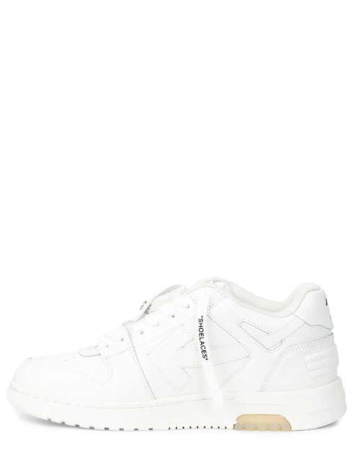 Кеды кожаные Out of Office OFF-WHITE