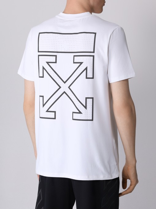 Футболка с логотипом OFF-WHITE
