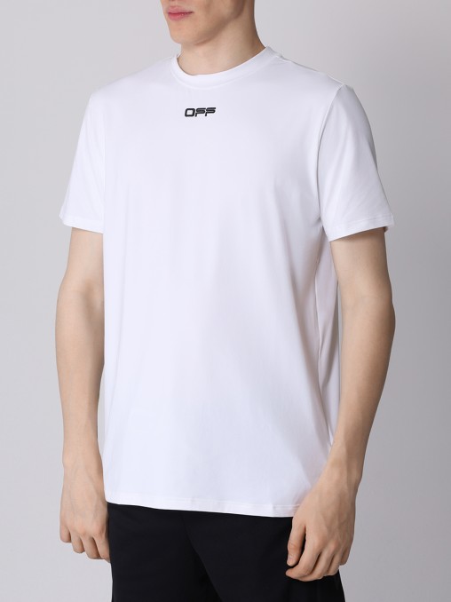 Футболка с логотипом OFF-WHITE