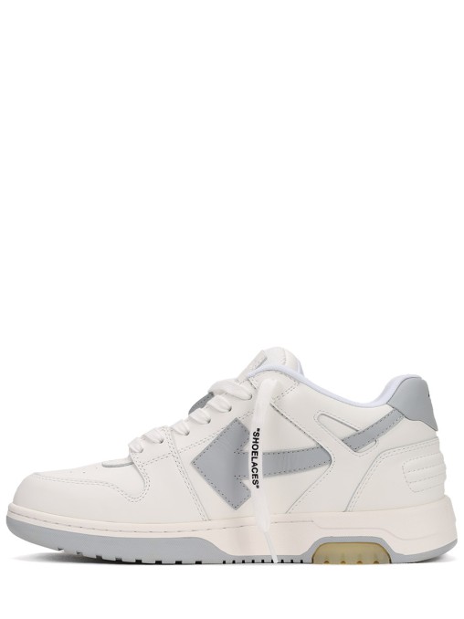 Кеды кожаные Out of Office OFF-WHITE