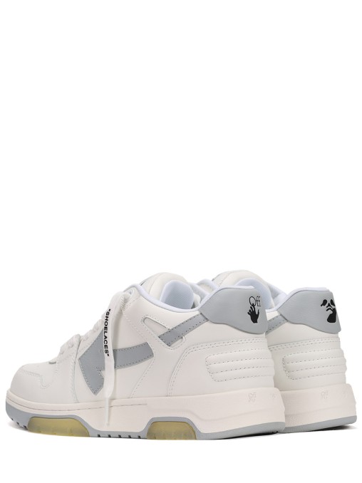 Кеды кожаные Out of Office OFF-WHITE