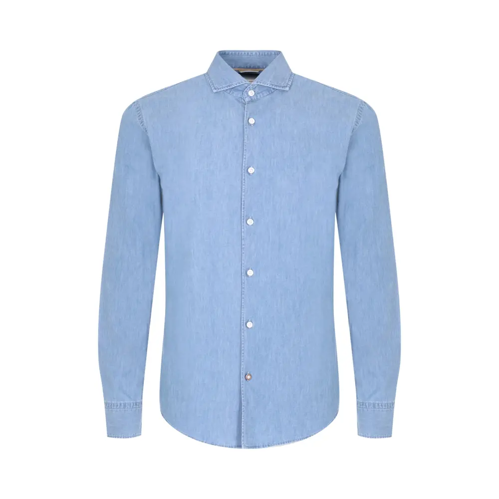 Рубашка Regular Fit джинсовая
