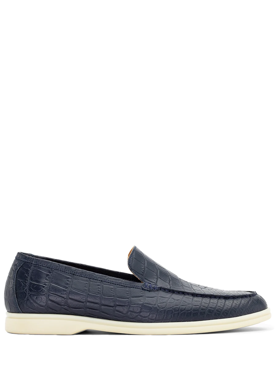 Лоферы из кожи крокодила