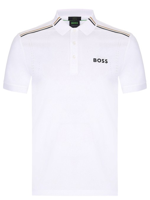 Поло Slim Fit с логотипом BOSS