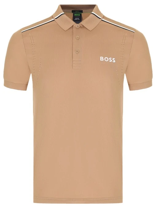 Поло Slim Fit с логотипом BOSS