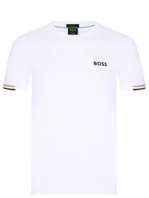 Футболка Slim Fit с логотипом BOSS