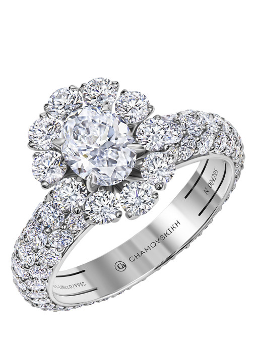 Кольцо с бриллиантами CHAMOVSKIKH JEWELLERY HOUSE