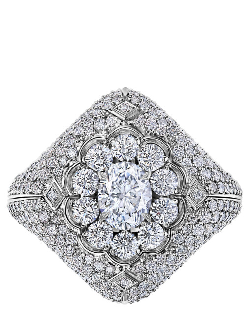 Кольцо с бриллиантами CHAMOVSKIKH JEWELLERY HOUSE