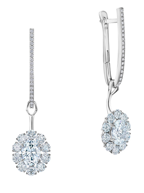 Серьги с бриллиантами CHAMOVSKIKH JEWELLERY HOUSE