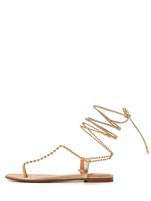Сандалии кожаные Soleil GIANVITO ROSSI