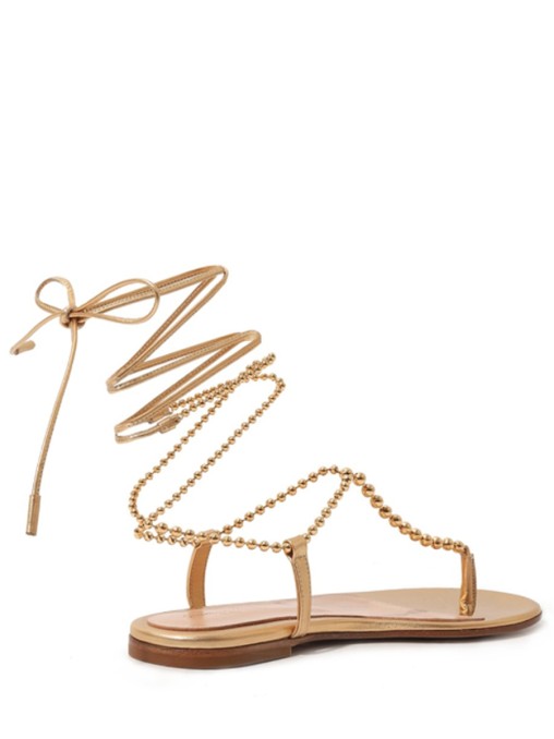 Сандалии кожаные Soleil GIANVITO ROSSI