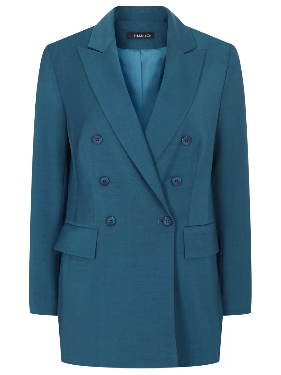 Пиджак однотонный