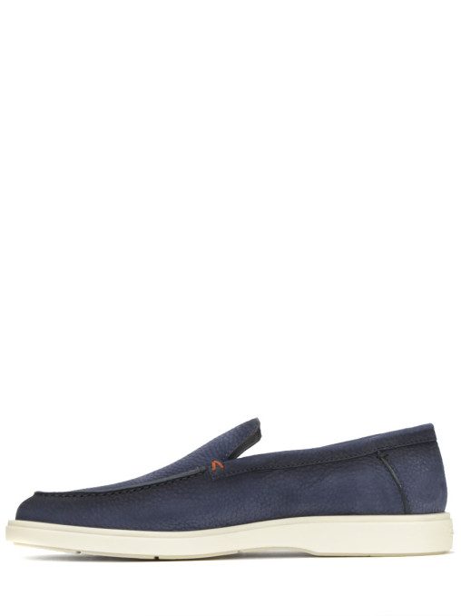 Лоферы из нубука SANTONI