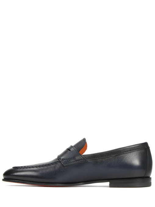 Лоферы кожаные SANTONI