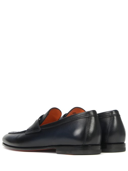 Лоферы кожаные SANTONI