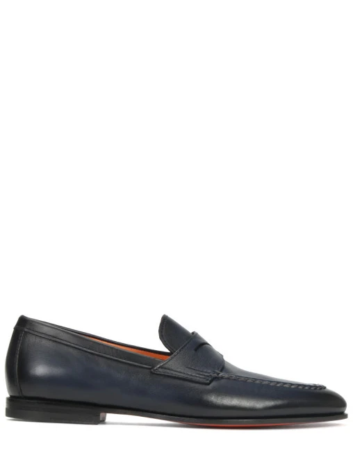 Лоферы кожаные SANTONI