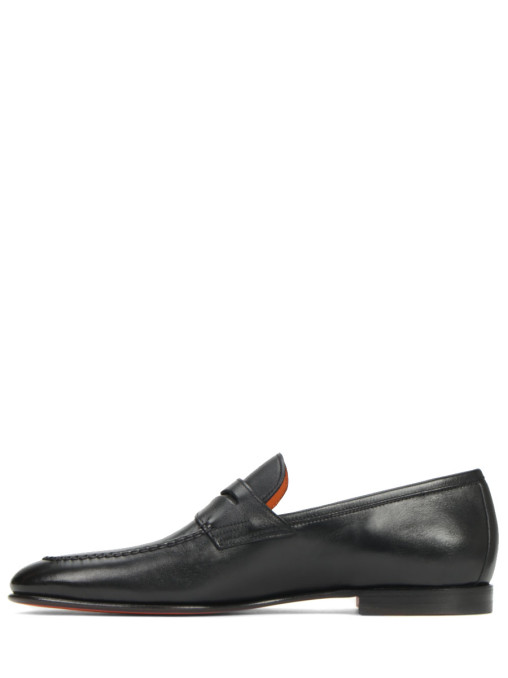 Лоферы кожаные SANTONI