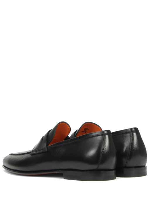 Лоферы кожаные SANTONI