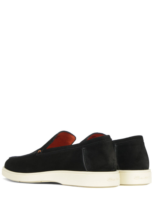 Лоферы замшевые SANTONI