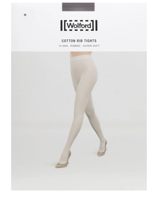 Колготки Cotton Rib 70 den WOLFORD