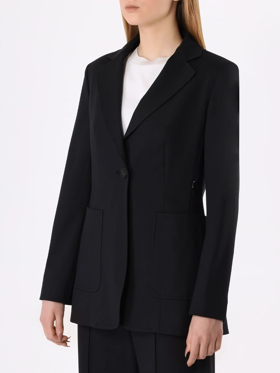 Пиджак из хлопка и вискозы