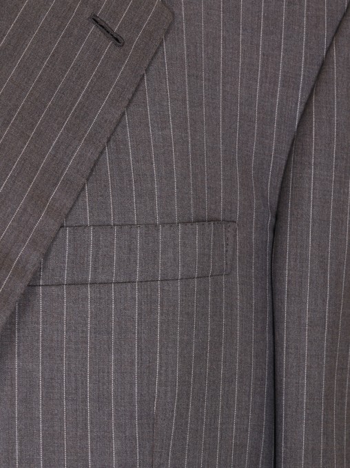 Костюм из шерсти и шелка BRIONI