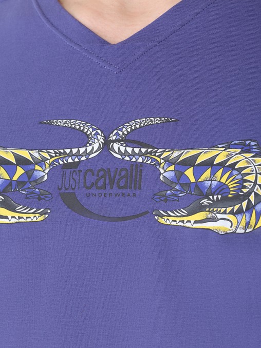Футболка хлопковая ROBERTO CAVALLI