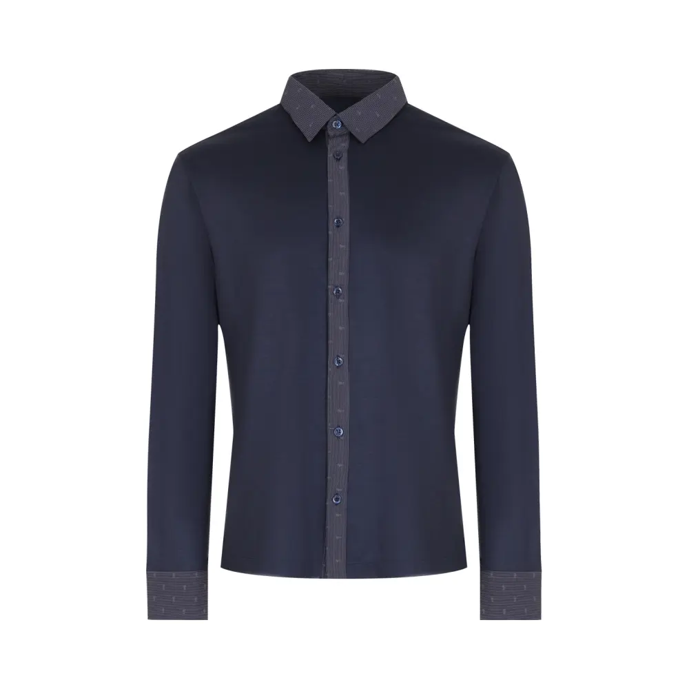 Рубашка Slim Fit однотонная