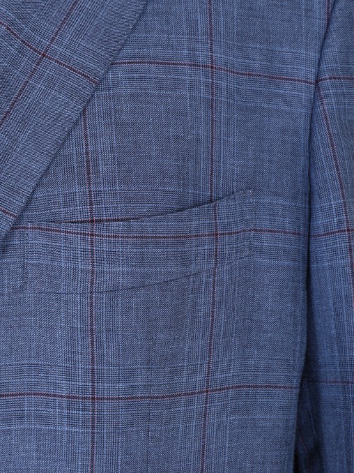 Пиджак в клетку KITON