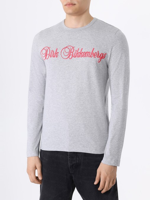 Лонгслив хлопковый BIKKEMBERGS